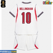 England Jude Bellingham #10 Heimtrikotsatz Kinder WM 2026 Kurzarm (+ Kurze Hosen)
